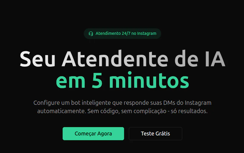 TalkZen — atendente de IA para o Instagram | Ascalon
